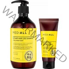 메디올 알시피 안티 헤어 로스 우디향 샴푸480ml+트리트먼트200ml, 1세트