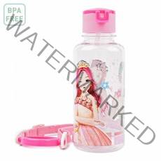 시크릿쥬쥬별의여신 샤이니 어깨끈빨대물통 380ml 빨대물통 어린, 단품