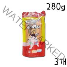 KC/진주햄 천하장사 280g -3개/햄/소세지/간식, 3개