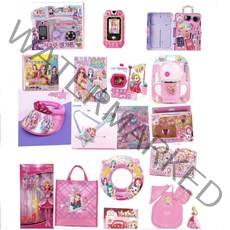시크릿쥬쥬 셀카폰 나만의 매직캐리어 여아 장난감 에메랄드기타 보석함 썬캡 메이크업 세트 보조가방 실내화가방 카페 세탁기놀이 빨래 색종이 색칠공부 색칠북 선캡 앞치마