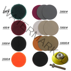 자동차광택기 무선 미니 차량 셀프 광택기 패드 폴리싱 샌딩기 2 인치 50mm 자동차 헤드 라이트 수리 세트 연마 습식건식 사포 키트 샌딩 디스크 연마기 청소 페인트 관리, 협력사, 2인치 21개 세트