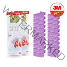 [3M] 크린스틱 변기청소 베이킹소다 리필 5+5입 2개(핸들 미포함), 상세 설명 참조, 1세트