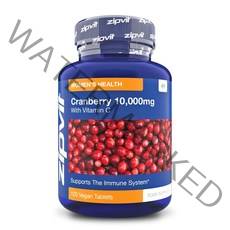 크랜베리 추출물 고용량 10000mg 천연비타민C 120 비건 정제 4개월분 영국산, 1개, 기본