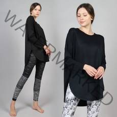 여자 운동복 상의 긴팔 롱 티셔츠 빅사이즈 루즈핏 오버핏 티 힙커버 요가복 필라테스복 Y존커버 스포츠 기능성 조이할리