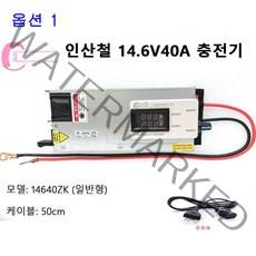 12V 40ah 한전충전기 리튬인산철 배터리 파워뱅크 스마트충전기, 옵션 1