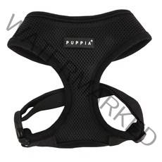 퍼피아 강아지 소프트 하네스 A PDCF-AC30, 블랙