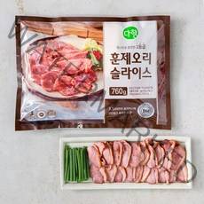 다향오리 참나무로 훈연한 1등급 훈제오리 슬라이스, 760g, 1개