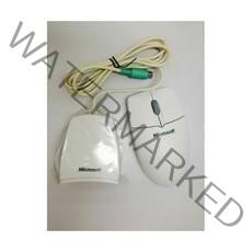 BRAND NEW--마이크로소프트 C57 Beige PS2 & Serial 무선 Scroll BALL 마우스