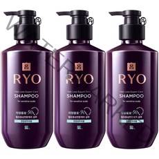 려 자양윤모 9EX 탈모증상전문케어 민감성두피용 샴푸, 3개, 400ml