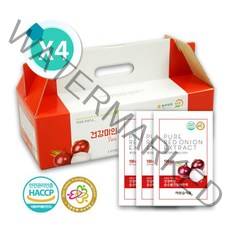 무안 빨간양파즙 100ml 120팩 자색 황토 저온착즙 HACCP, 상세설명 참조, 건강미인 빨간양파즙 90팩