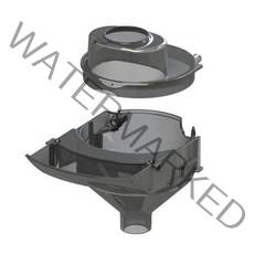 Baby Brezza Formula Pro Advanced Replacement Funnel & Cover Grey, 1