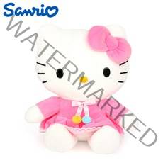 산리오인형 학사모 과일 프렌즈 생일케이크 왕관 가방고리 캐릭터 봉제 인형, 산리오 키티 스커트 25cm