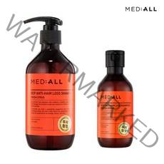 메디올 탈모 비듬 완화 약산성 샴푸 300ml+100ml 시트러스향(파우치 3매 증정)