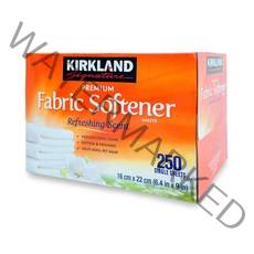 커클랜드 페브릭 소프트너 250매 / 코스트코 대용량 종이 드라이 시트 건조기 섬유유연제