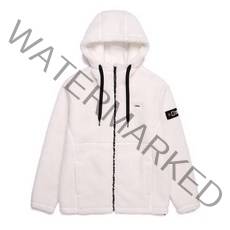 내셔널지오그래픽 코스토니 플리스 후드 집업 양털 뽀글이 풀집업 아이보리 N204UFT930