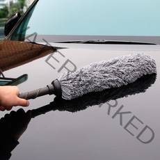 국산 천연 향균 자동차 먼지털이개 원형 외부용, 파보니 원형 먼지털이개