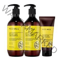 메디올 두피청정 샴푸 우디향480mlX2개+트리트먼트1개