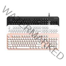 스마텍 레트로 멤브레인 유선 키보드 STK-2100, 핑크, 핑크, 차니누리샵 본상품선택