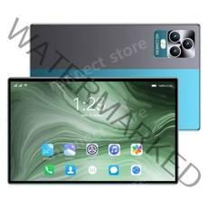 저렴한 가격의 10 인치 태블릿 10.1 인치 안드로이드 12 글로벌 버전 아이패드 미니용, 미국, 8G 램 128G 롬, 블루