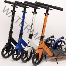 켈리앤스테판 마스터미니 LED킥보드 어린이 유아 초등학생 킥보드 두발, 블랙