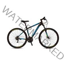 지오닉스 2021년형 마젠타26D 시마노 21단 디스크 브레이크 알로이 MTB 자전거, 매트블랙 + 블루 + 라임, 169.8cm