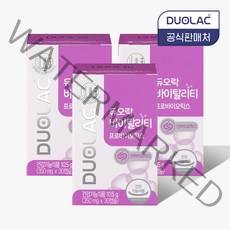 [20억 유산균] 듀오락 바이탈리티 프로바이오틱스 유산균 3통 (90일분), 30캡슐