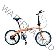 닥터바이크 접이식 미니벨로 자전거 M-20 ROCKET, 오렌지, 140cm