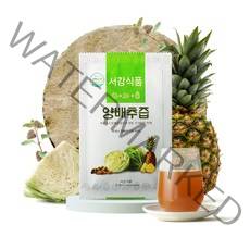 서강식품 피파 양배추즙 유근피 파인애플 양배추즙 과채주스 80ml, 2박스 (80ml x 60포)