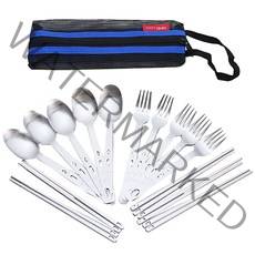 엠앤비 캠핑용 수저세트 5인용, 1세트