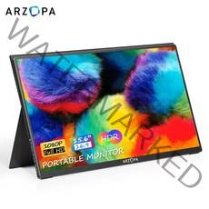 높이조절 모니터받침대 모니터 받침대 듀얼 ARZOPA 15.6인치 1080p 휴대용 초박형 USB C HDMI 포터블 디스플레이 IPS 보조모니터 PS5용 안드로이드, [02] 14.0 A1 Gamut Slim, [01] 미국 플매트 카펫 러그