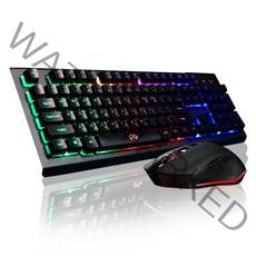 맥스틸 TRON GMK310 LED 키보드 + 마우스 세트, 블랙, 마우스(R-R-cwy-TRONGMK310M), 키보드(R-R-cwy-TRONGMK310K), 일반형