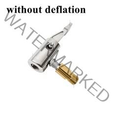 해외 샤오미 Mijia 펌프 1S 용 공기 노즐 어댑터 deflation Inflator Valve 커넥터 헤드 클립 금속 고속 변환 자동차 Inf225536, no deflation
