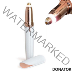 전동 눈썹정리 페이스제모기 솜털 제거, 화이트