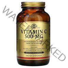 솔가 비타민 C 500 mg 250 야채 캡슐, 100 Count