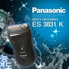 파나소닉 건전지 전용 면도기 ES3831K, 블랙(건전지증정)