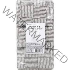 샤바스 디자인이 예쁜 샤워타월 스퀘어 3p, 혼합 색상, 1개