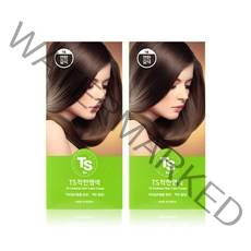 TS 착한염색 120g, 7호 연한갈색, 2개