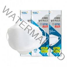 [100매] KF80 수피아 마스크 대형 보건용 황사방역 비말차단용, KF80 수피아 마스크 화이트 대형 100매