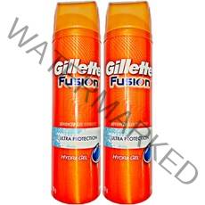질레트 퓨전 하이드라 울트라 프로텍션 쉐이빙젤, 195g, 2개