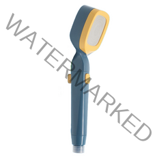 트이더스 원터치4단 수압상승 절수 샤워헤드, 블루