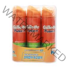 GILLETTE 질레트 퓨전하이드라 젤 195g x 3개 면도젤