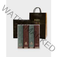 [닥스타올] 하우스스트라이프세면 4매 혼합 세트, 벌크(타올만)