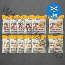 맛있닭 닭가슴살 스팀 100g x 2종 x 6팩 세트 (냉동), 1세트
