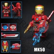 엔드게임 어벤져스 인피니티워 레고호환 캐릭터 세트 모음 레고호환블록, 제품220) 아이언맨 전투버전 MK50 35