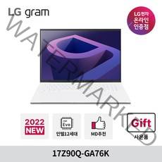 LG전자 2022 그램 17, 스노우 화이트, 17Z90Q-GA76K, 코어i7, 16GB, 1536GB, WIN11 Home