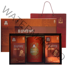 정관장 홍삼대정 선물세트 250g 2병 + 홍삼캔디120g + 쇼핑백, 1개