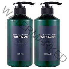 은율 블랙씨드 테라피 폼 클렌저, 500ml, 2개