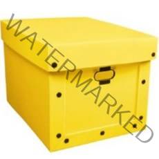 플박 다용도 정리함 대형, 엘로우(박스) + 랜덤발송(단추), 5개