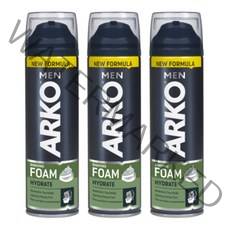 아르코맨 쿨 쉐이빙폼, 200ml, 3개