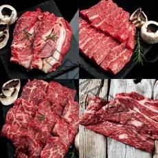 국내산 한우 1++ 투쁠 모듬세트 꽃등심 보섭살 삼각살 앞치마살 총 800g 초신선도 스킨포장 신선배송, 한우 투뿔모듬세트 2세트
